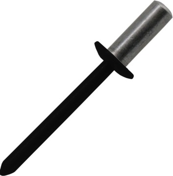Nity szczelne zamknięte aluminium stal 4,8 x 16,0 RAL 9005