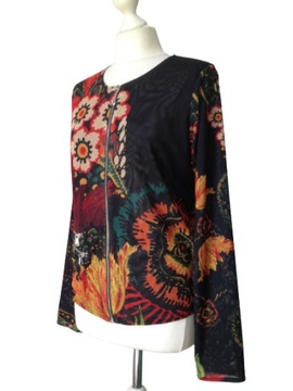 DESIGUAL - cudowna -BLUZA- kolorowa- 40 (L) -