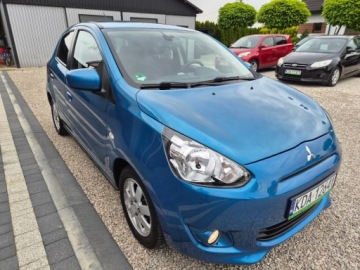Mitsubishi Space Star Hatchback 5d 1.2 80KM 2015 Mitsubishi Space Star 2015 Sliczny 1.2B 120tys km z Niemiec bezwypadkowy z, zdjęcie 11