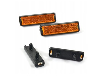 Odblaski do pedałów na wcisk - zestaw 4 szt.