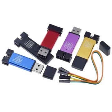 Программатор микросхем ST-LINK STLINK V2 STM SWD STM32 STM8 ARM, случайный цвет