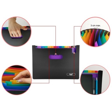 СКЛАДНАЯ ПАПКА С 13 ЧАСТЯМИ, ГАРМОНИКА