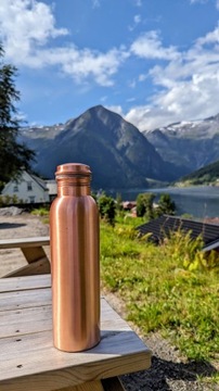 АНТИБАКТЕРИАЛЬНАЯ МЕДНАЯ БУТЫЛКА 1Л DIAMOND