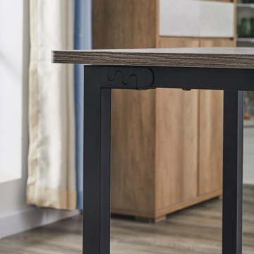 Biurko narożne L metalowe do biura gracza loft