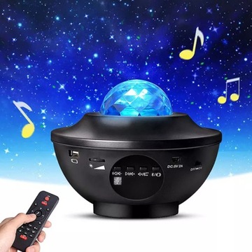 Проектор STARS - Ночник и светодиодный динамик Bluetooth USB + ПУЛЬТ ДИСТАНЦИОННОГО УПРАВЛЕНИЯ