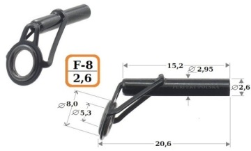 PRZELOTKA SZCZYTOWA PERFEKT BK F-8 / 2,6 mm