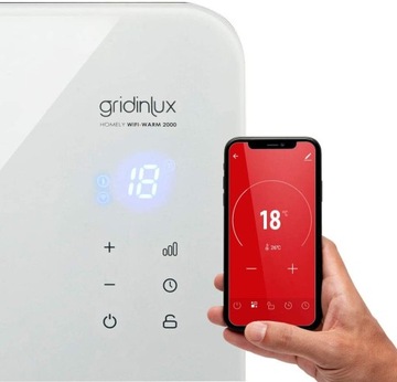 Электрический радиатор для ванной Gridinlux 2000 Вт