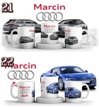 КРУЖКА ВЕНТИЛЯТОРА AUDI A3 A4 A5 A6 A7 + ИМЯ + КАРТОН