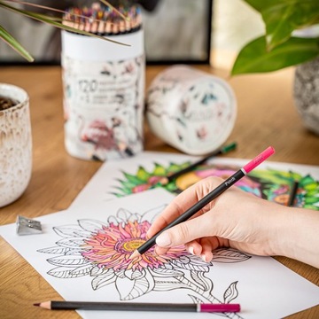 Профессиональные карандашные мелки, набор карандашей для рисования, 123 цвета, футляр