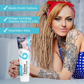 Крем от онемения Painless Tattoo перед кремом от онемения татуировки, 60 мл