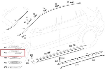 MERCEDES CLA GLA W176 ZNAK TURBO 4MATIC OE
