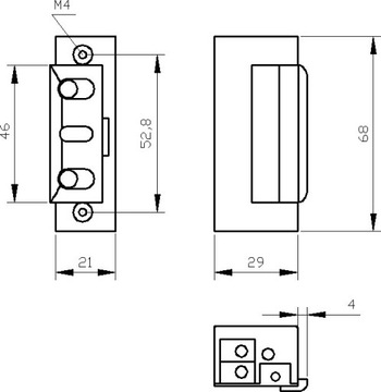 Электрическая защелка R4, симметричный разветвитель POE 12 В постоянного тока