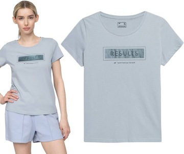Koszulka Damska 4F T-shirt Bawełniany do Biegania