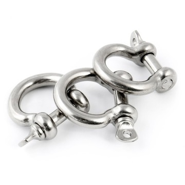 Szekla szakla omega NIERDZEWNA INOX Kwasoodporna 4mm 100 szt.