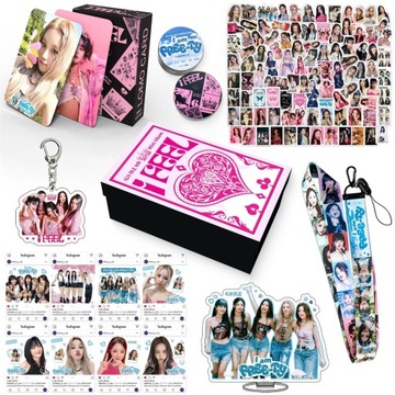 Zestaw papeterii Kpop GIDLE nowy album I Feel, 8 elementów