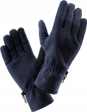 Męskie rękawiczki polarowe Hi-tec rękawice zimowe Salmo granat S/M