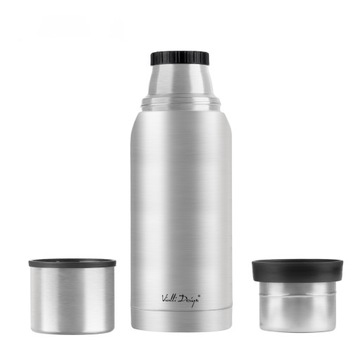 FUORI СТАЛЬНОЙ ТЕРМОС ВАКУУМНЫЙ TOURIST TRAVEL ЧАЙ КОФЕ КРУЖКИ 1л