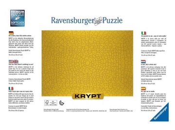 Пазл Ravensburger: Krypt - Золото 631 шт.