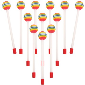 12 SZTUK LOLLIPOP pałeczki do perkusji scenicznej dla dzieci