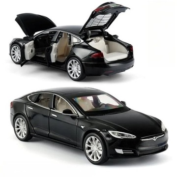 1/32 Tesla Model 100D SUV zabawkowy model samochodu odlewu stopu metalu m