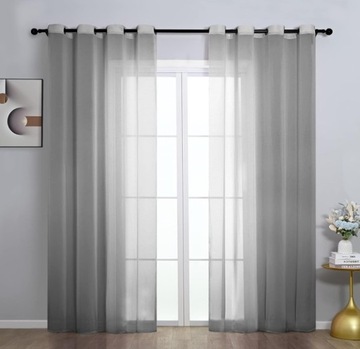 Festnight zasłony 140x175 cm light grey (jasnoszary)