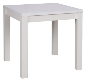 STÓŁ BIAŁY DO KUCHNI LAMINOWANY LOFT MINI 80X80