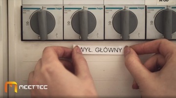 Сменный скотч для Brother TZE-541 18мм синий/черный