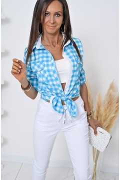WIOSENNA CASUALOWA KOSZULA W KRATĘ VERA! WZ.3 XXL