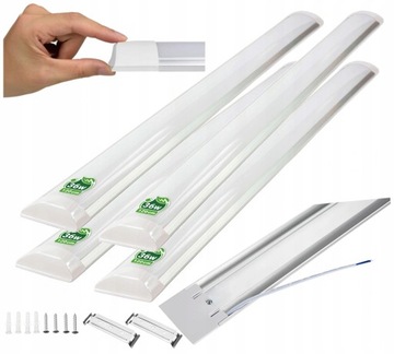 4x NATYNKOWA LAMPA 120CM LED ŚWIETLÓWKA Warsztatu