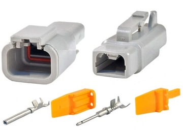 KOSTKA ZLACZE HERMETYCZNA DEUTSCH DTM 2 PIN