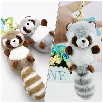Pluszaki Racoon luzem Mini zabawki