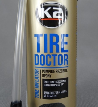 K2 TIRE DOCTOR КОМПЛЕКТ ДЛЯ РЕМОНТА ШИН ЗАПАСНОЕ КОЛЕСО