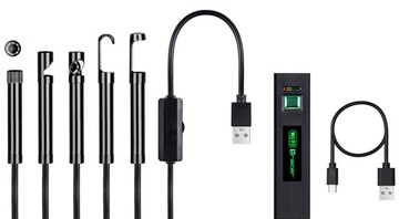 ENDOSKOP KAMERA INSPEKCYJNA ANDROID WIFI 5M 6xLED