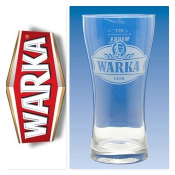 WARKA JASNE PEŁNE 1478 BEER szklanka 50cl ŻYWIEC GROUP