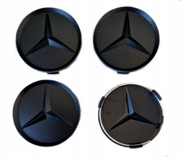 MERCEDES DEKIELKI KAPSLE DO ALUFELG MAT 75mm/70mm