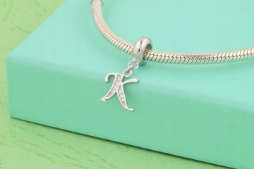 Серебро S925 Подвески КУЛОН буква Q ДЛЯ Pandora