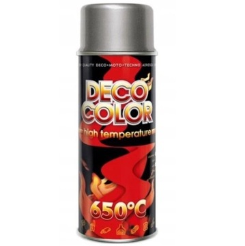 Spray DECO wysokotemperaturowy Aluminium 400ml.
