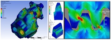 Гидравлический шестеренный насос двойного действия, 65л.
