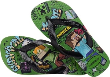 Шлепанцы Havaianas Minecraft (Mini Me) размер 33-34