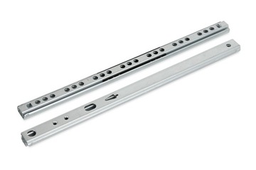 2x PROWADNICA MEBLOWA KULKOWA PROWADNICA DO SZUFLAD L-182mm H-17mm ZESTAW