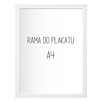 BIAŁA MATOWA RAMKA A4 OPRAWA PLAKATÓW 21 X 30 OBRAZY PLAKATY ZDJĘCIA IKЕА