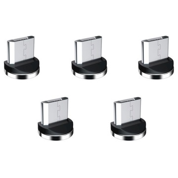 5 szt. MAGNETYCZNY adapter kabla wtyczka Micro USB