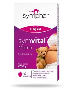 SymVital Mama kwas foliowy ciąża 60 kapsułek