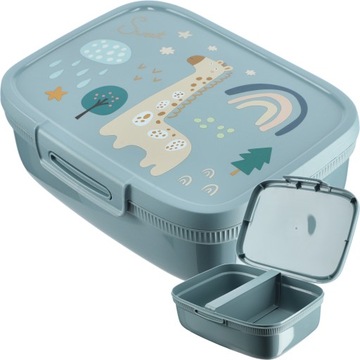 POJEMNIK NA ŻYWNOŚĆ PUDEŁKO ŚNIADANIOWE NA LUNCH LUNCHBOX 1,8L Z POKRYWKĄ
