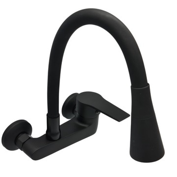 КУХНЯ Смеситель для мойки с гибким изливом, MAT BLACK LOFT