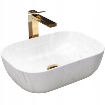 Umywalka BELINDA CALALA marmurowa ceramiczna REA