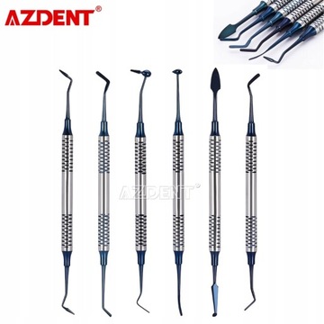 AZDENT 6Pcs/Kit Dental Composite Resin Filling