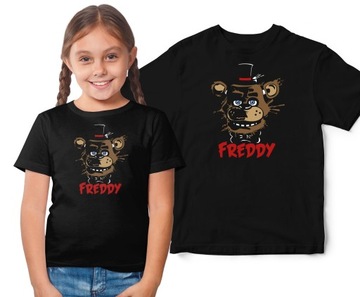 Детская футболка FREDDY Five Nights, черная, 140