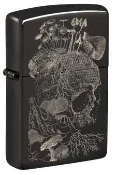 ЗАЖИГАЛКА ZIPPO SKULL MUSHROOM DESIGN