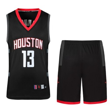 Rockets No. 13 Harden koszulka koszulka do koszykówki komplet haftu